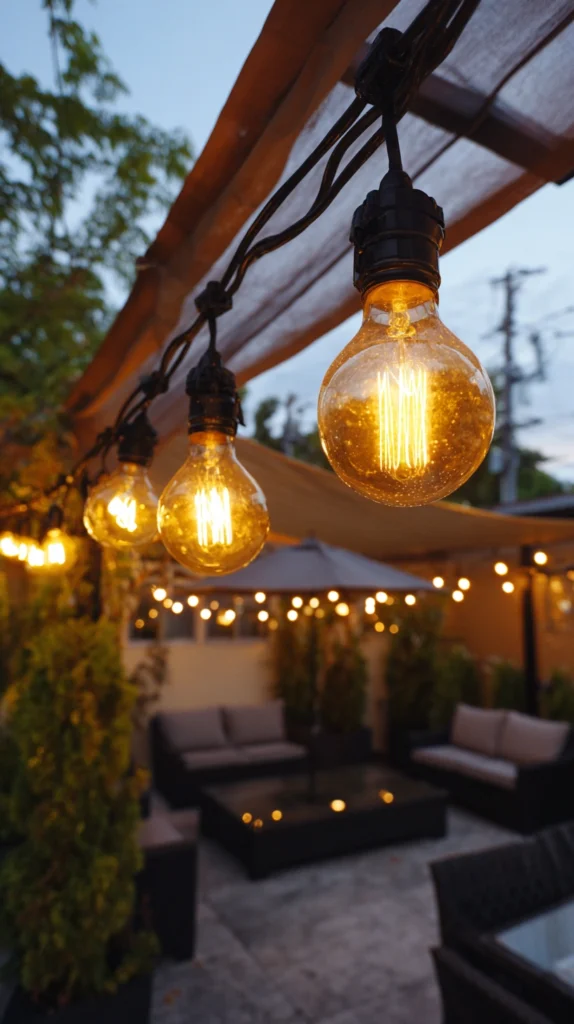 15 Yard and Patio String Lighting Ideas 12 wb 11
