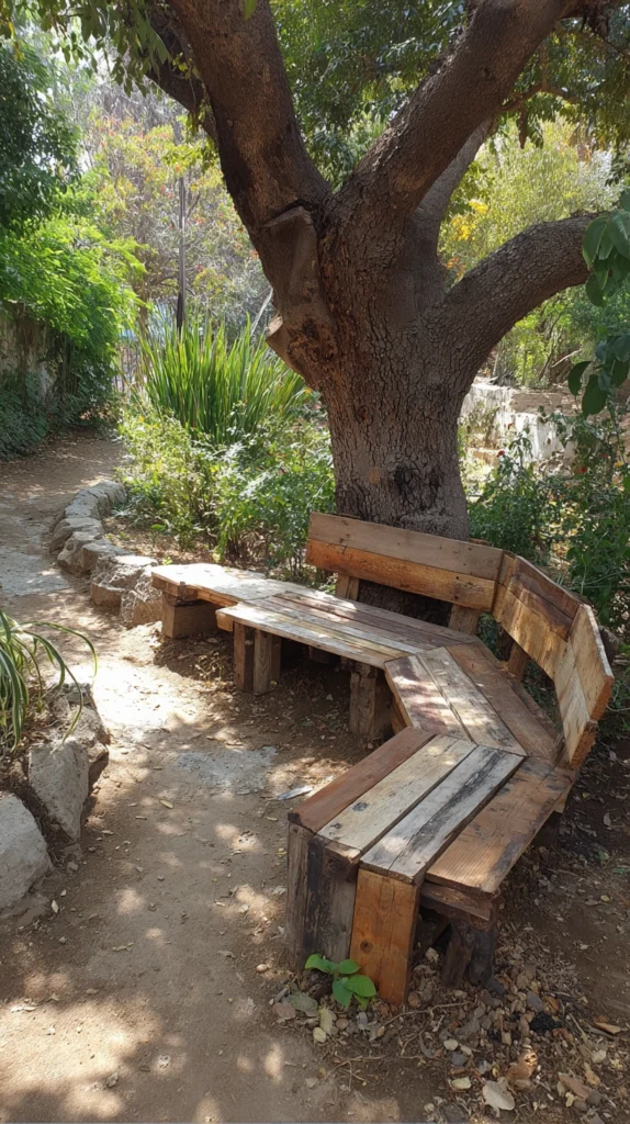 15 Bench Around Tree Ideas for a Beautiful Garden Gathering Spot 14 ws 13 1