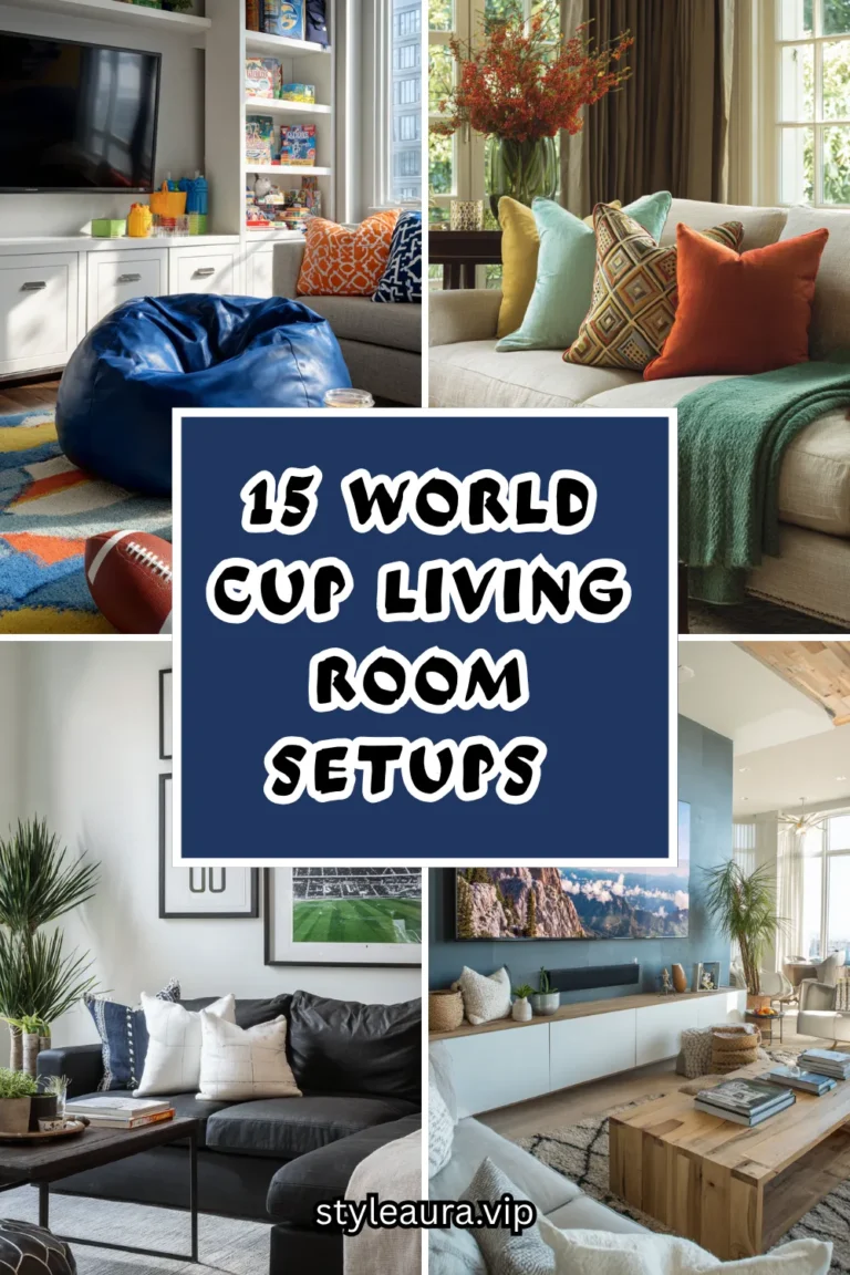15 World Cup Living Room Setups That’ll Make Every Match Night Unforgettable