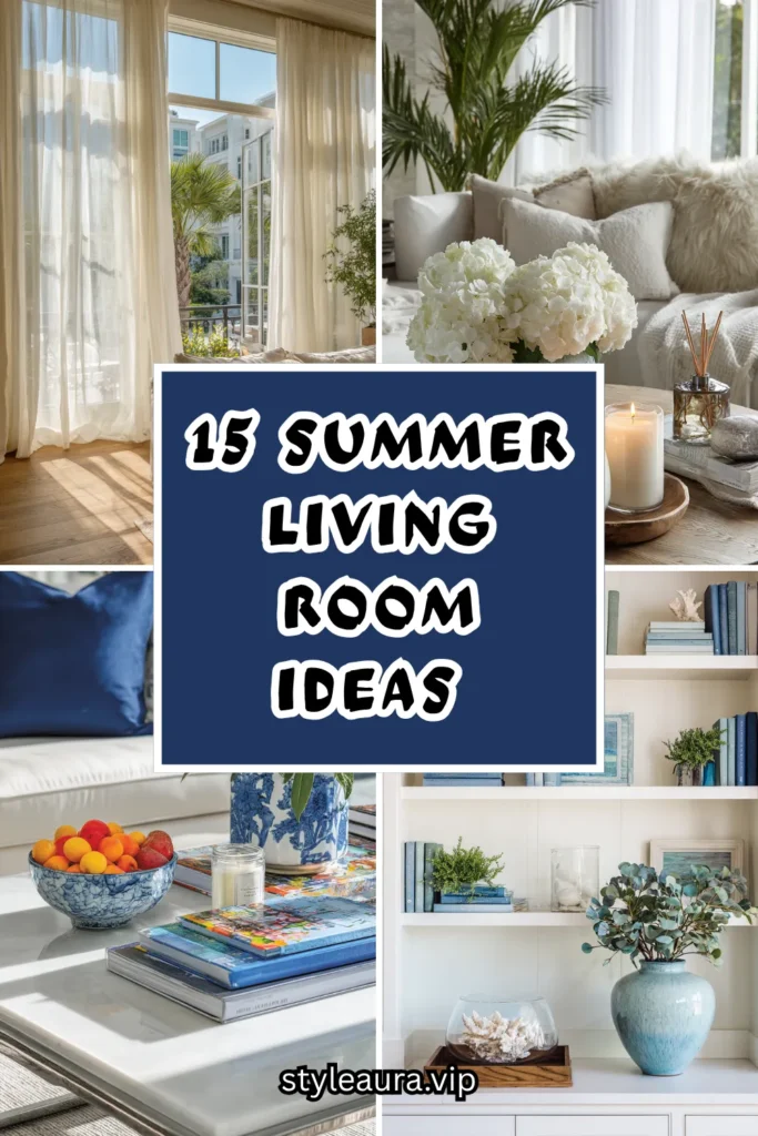 15 Summer Living Room Ideas for a Bright Seasonal Refresh 1 15 18