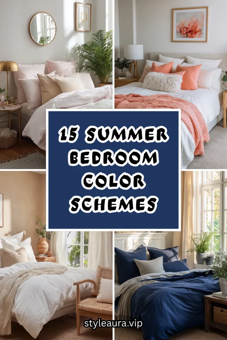15 Summer Bedroom Color Schemes