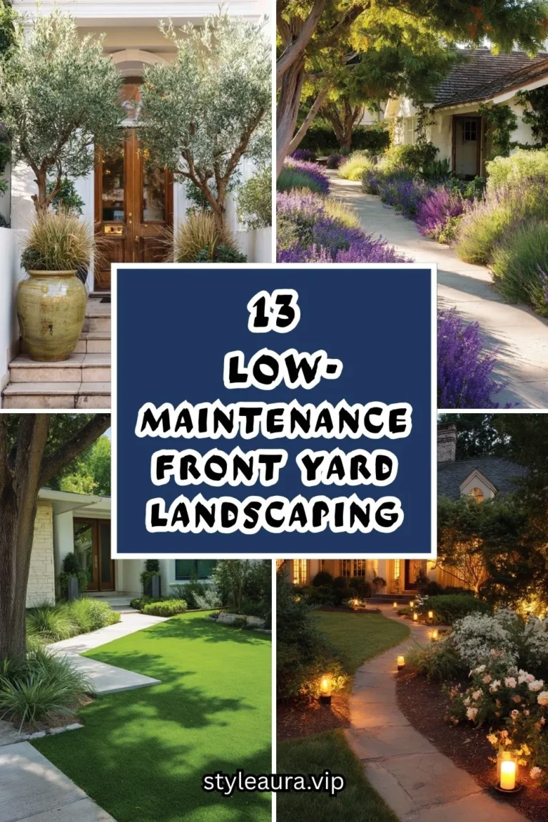 13 Low-Maintenance Front Yard Landscaping Looks for Busy World Cup Season Hosts