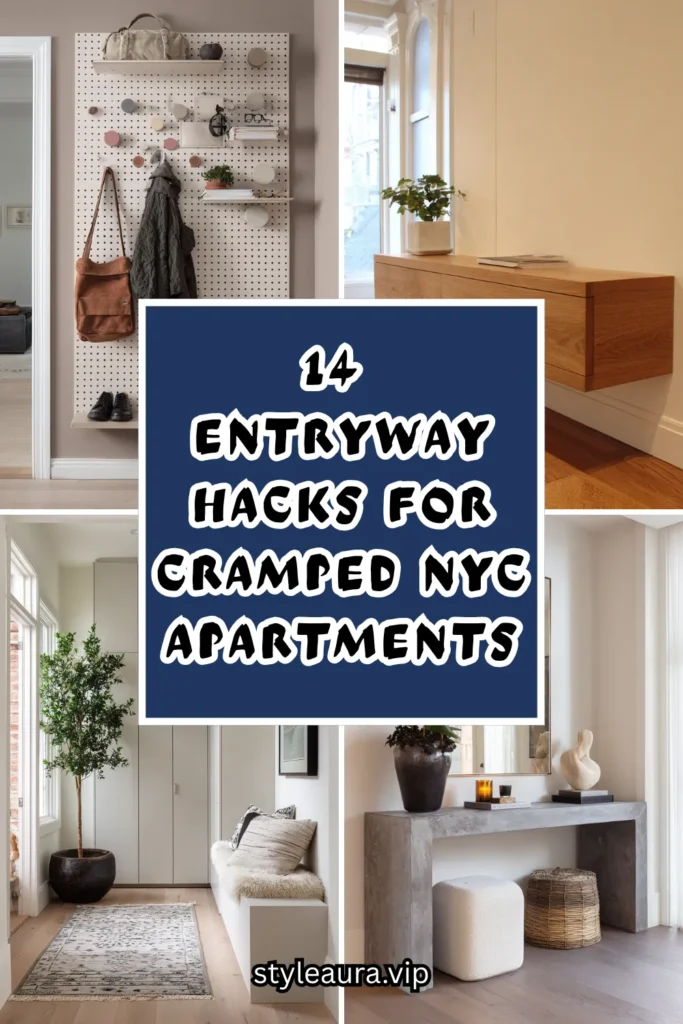 14 Genius Entryway Hacks for Cramped NYC Apartments 1 15 30 1