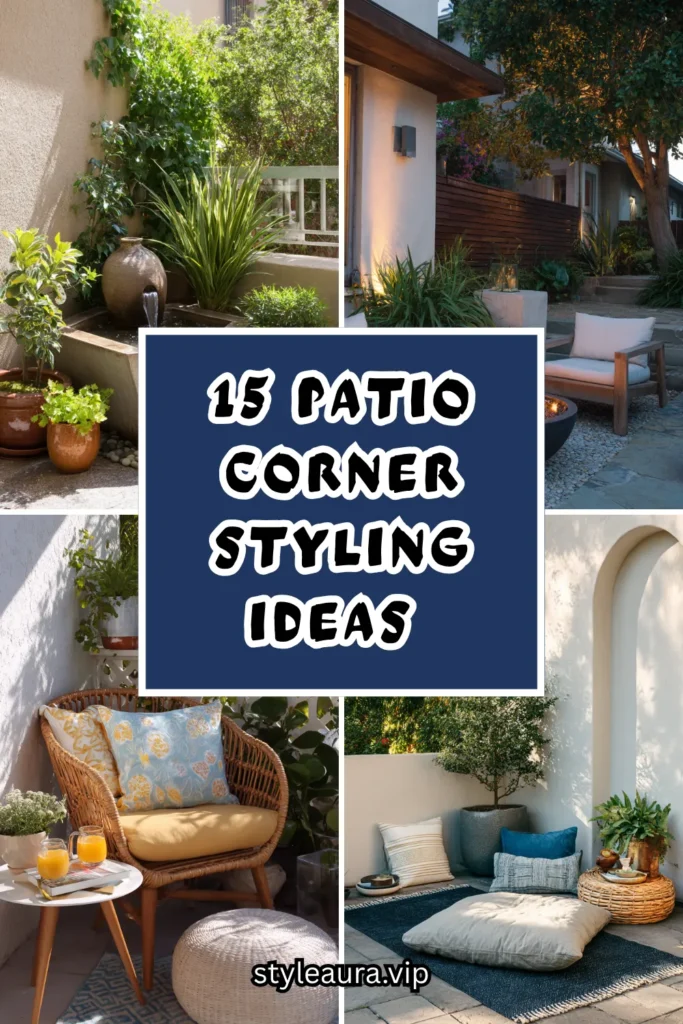 15 Patio Corner Styling Ideas to Maximize Small Outdoor Spaces 1 15 30