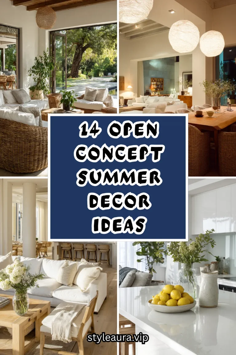 14 Open Concept Summer Decor Ideas for Airy Spaces