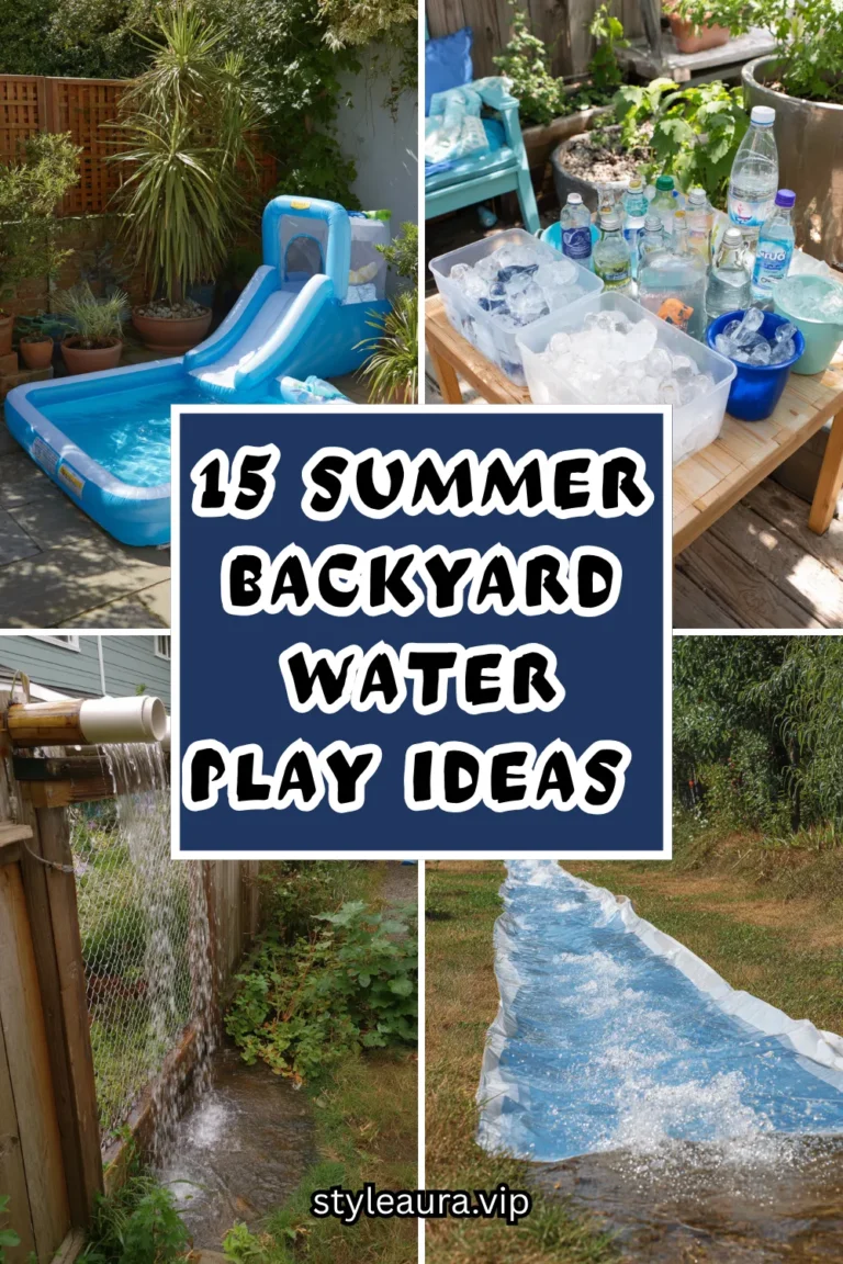 15 Summer Backyard Water Play Ideas for Families