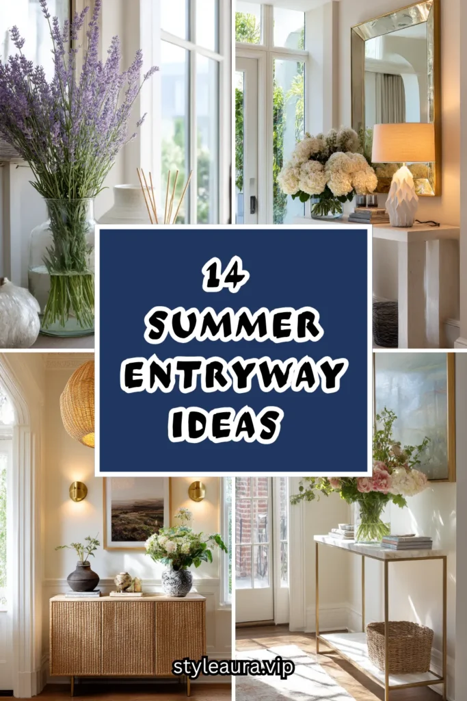 14 Summer Entryway Ideas That Make a Bright First Impression 1 15 48
