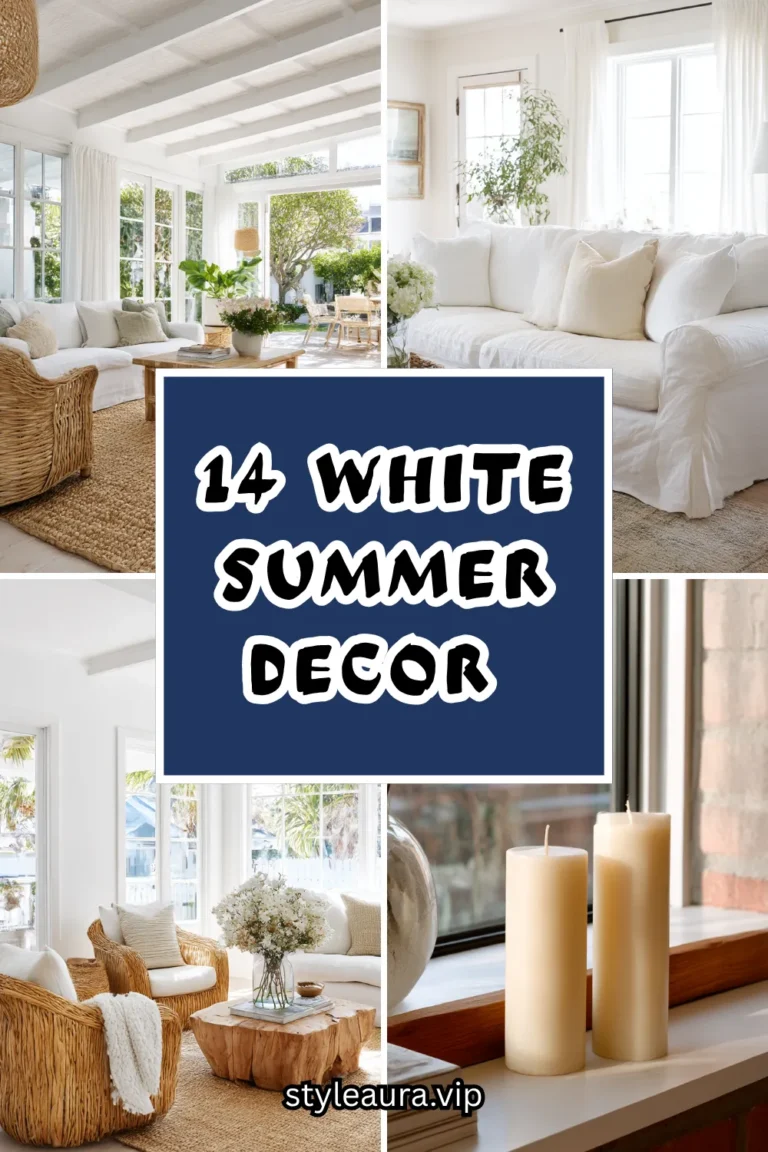 14 White Summer Decor Ideas That Feel Fresh