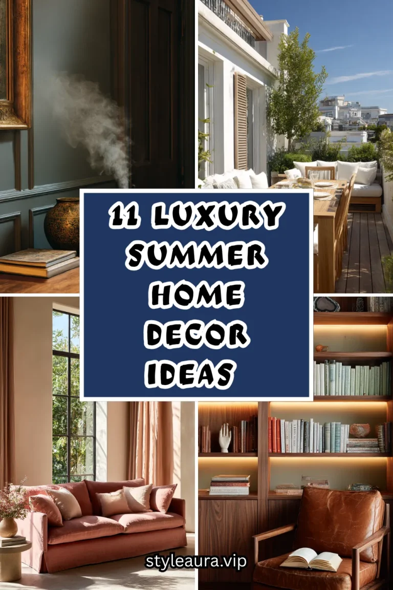 11 Luxury Summer Home Decor Ideas That Elevate Any Space