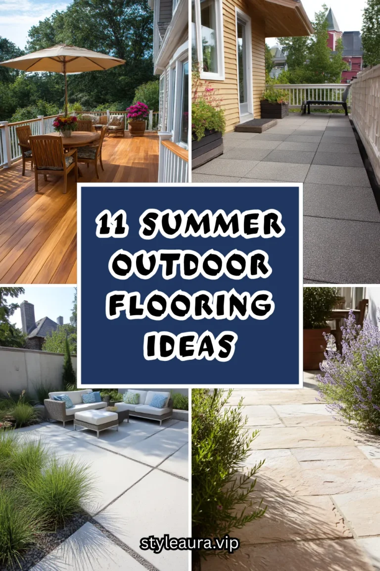 11 Summer Outdoor Flooring Ideas for Patios and Decks
