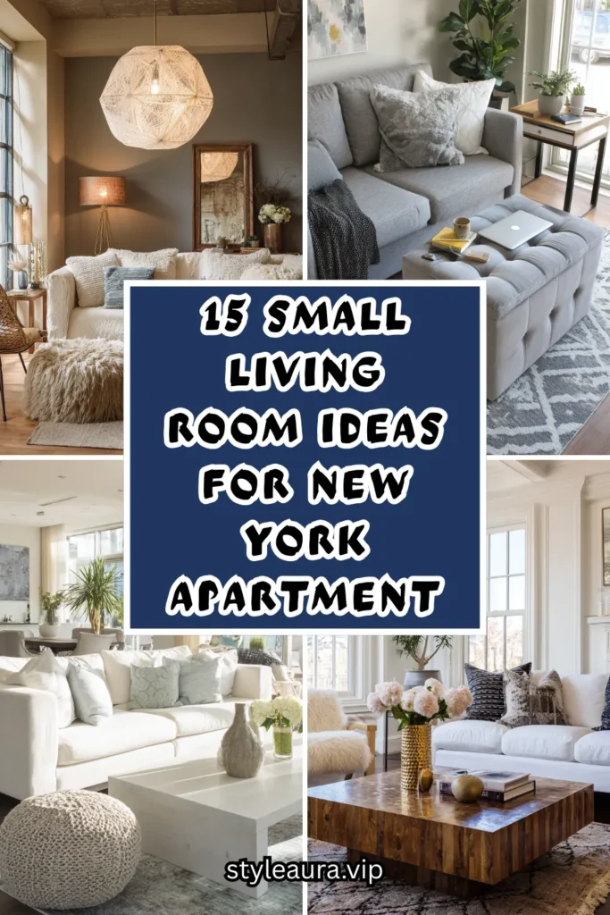 15 Small Living Room Ideas for New York Apartments 1 15 6 1