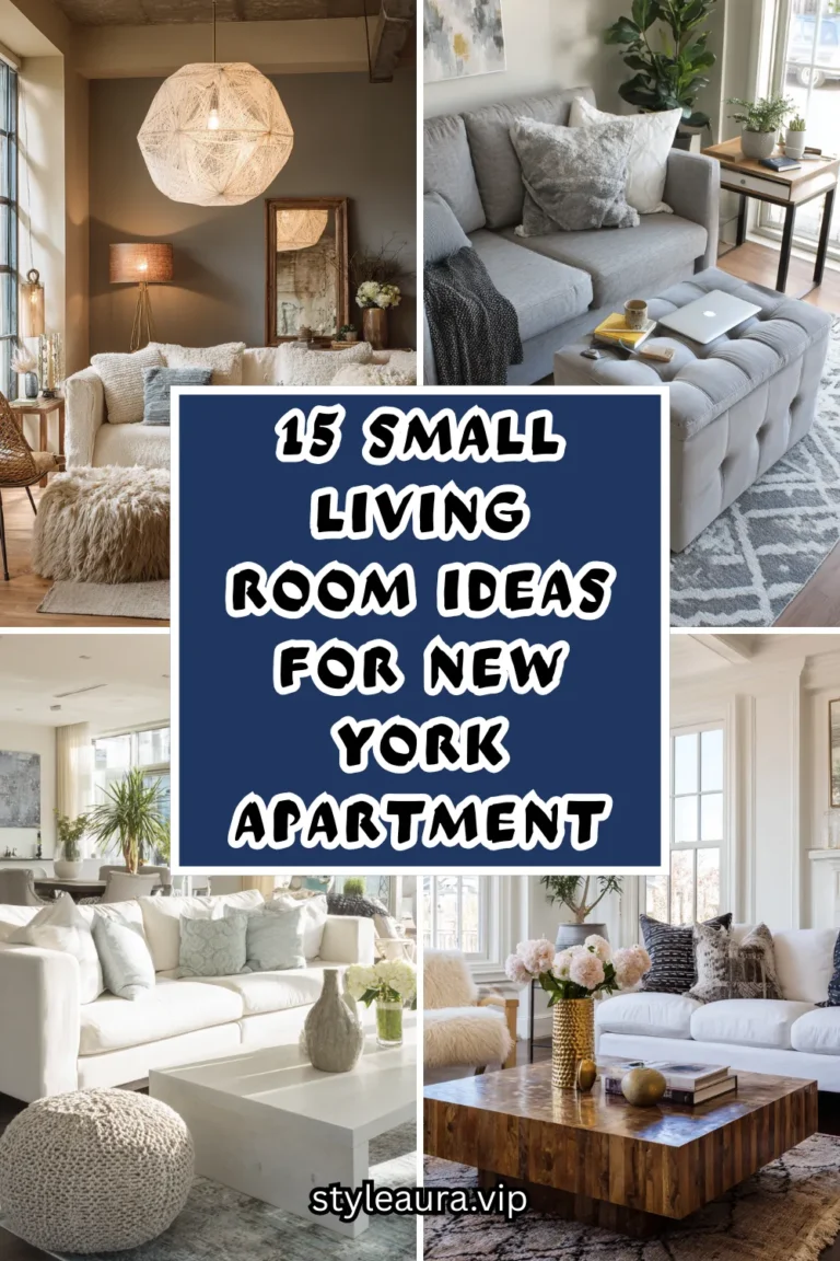 15 Small Living Room Ideas for New York Apartments