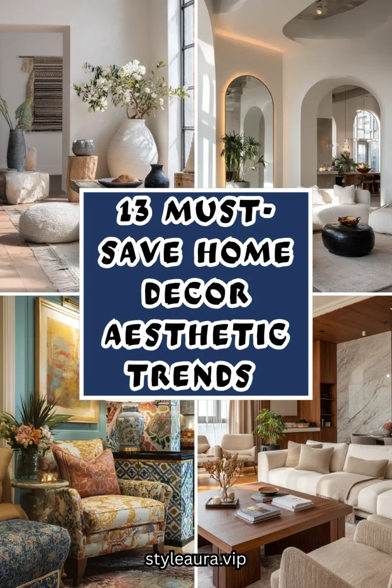 13 Must-Save Home Decor Aesthetic Trends You'll See Everywhere in 2026 20 13 Must-Save Home Decor Aesthetic Trends You’ll See Everywhere in 2026