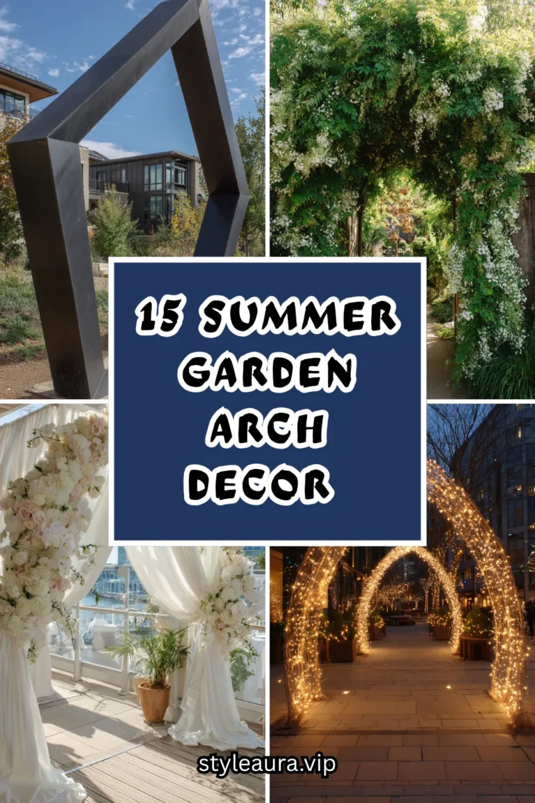 15 Summer Garden Arch Decor Ideas for a Stunning Outdoor Space