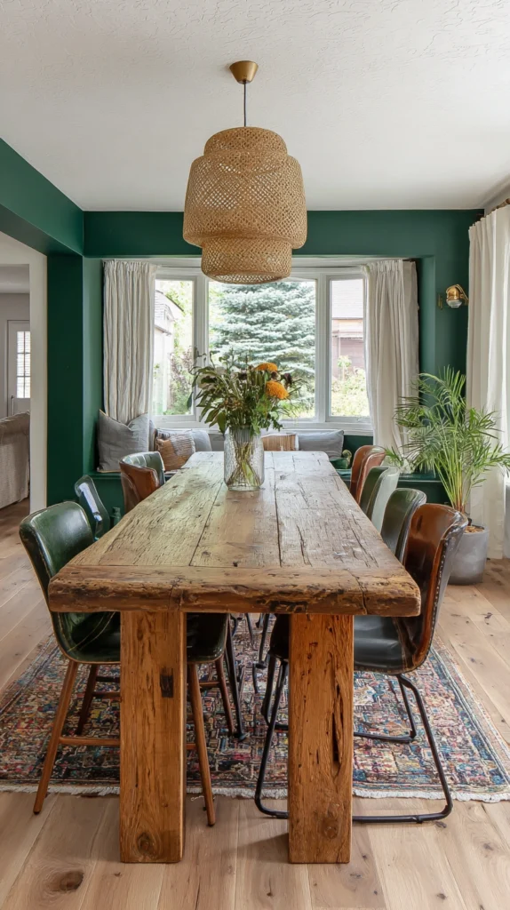 14 Stunning Dark Green Accent Walls for a Rich, Cozy Home 4 bk 3
