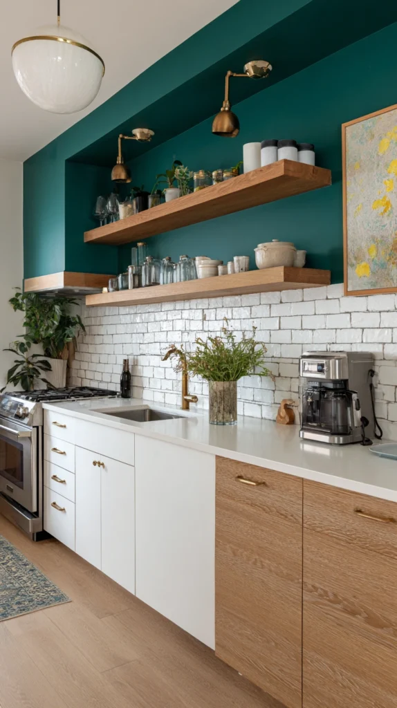 14 Stunning Dark Green Accent Walls for a Rich, Cozy Home 10 bk 9