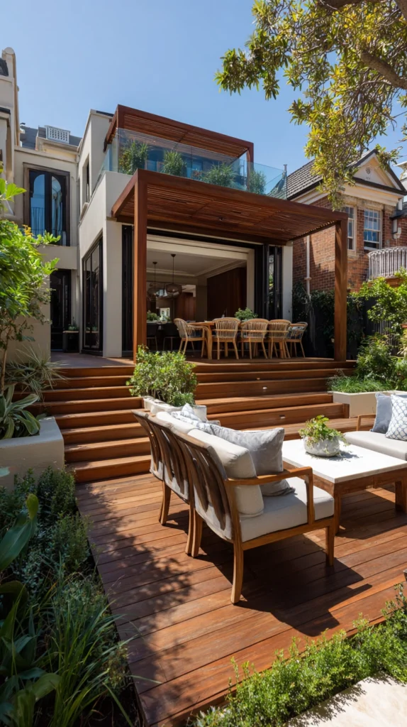 15 Designs for a Two-Level Deck 2 ce 1 1