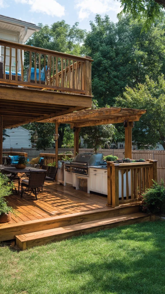 15 Designs for a Two-Level Deck 13 ce 12 1