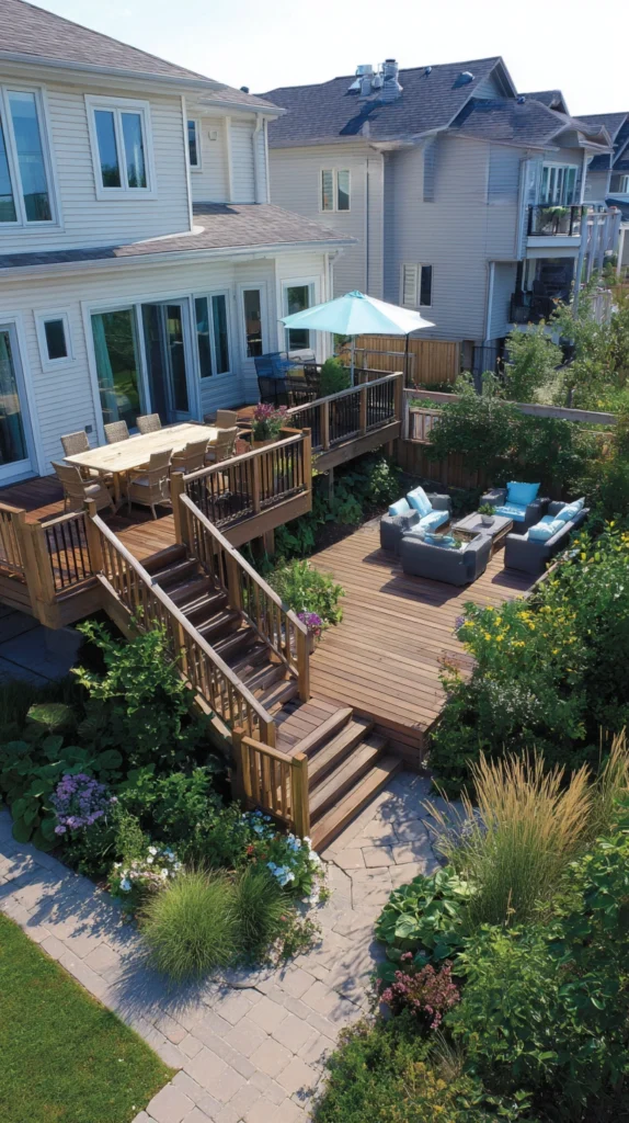 15 Designs for a Two-Level Deck 16 ce 15 1