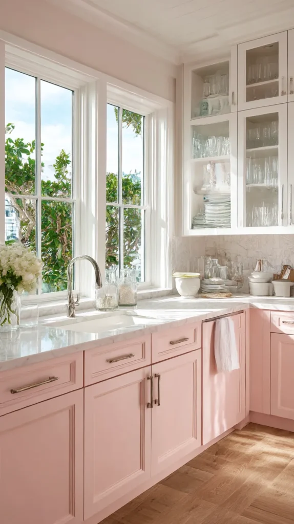 10 Pink Coastal Kitchen Ideas for a Florida Home 2 cq 1 3