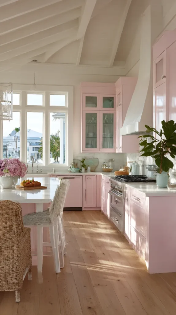 10 Pink Coastal Kitchen Ideas for a Florida Home 11 cq 10 3