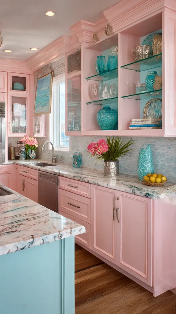 10 Pink Coastal Kitchen Ideas for a Florida Home 8 cq 7 3
