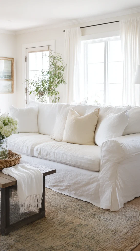 14 White Summer Decor Ideas That Feel Fresh 8 cqa 7
