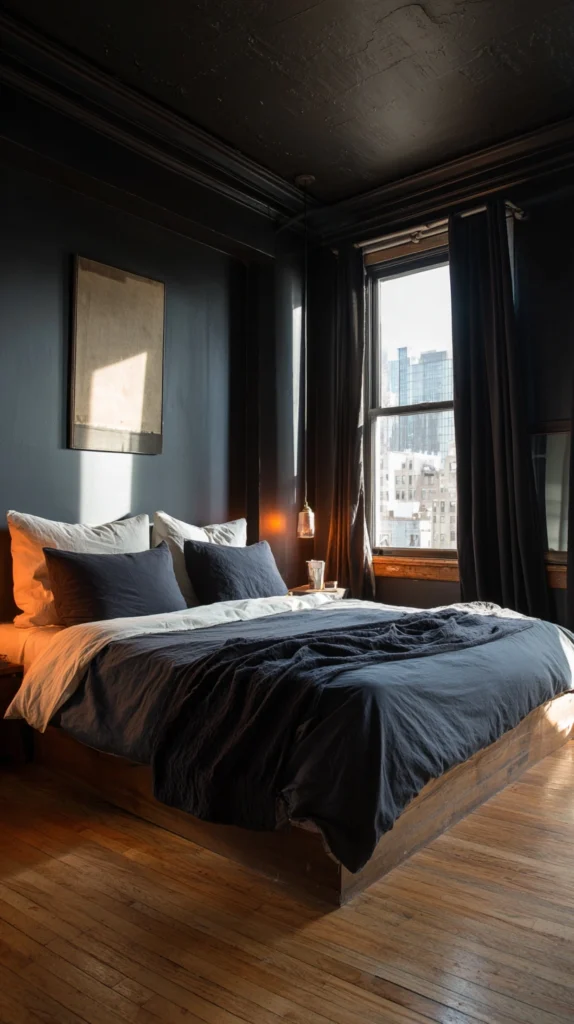 13 Dark Moody Bedroom Ideas Perfect for New York City Lofts 2 cw 1 3