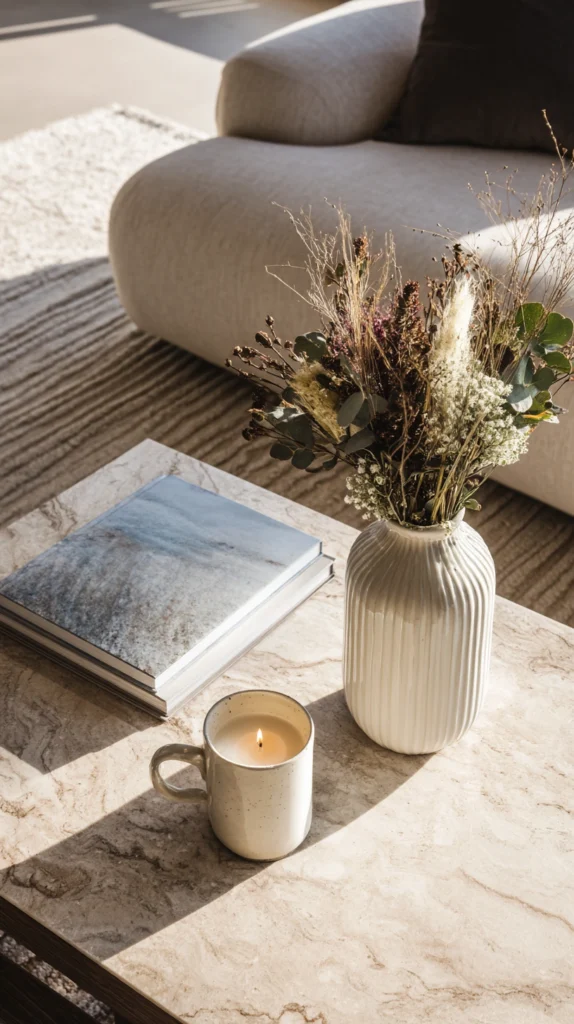 15 Coffee Table Arrangement Ideas 16 dw 15 2