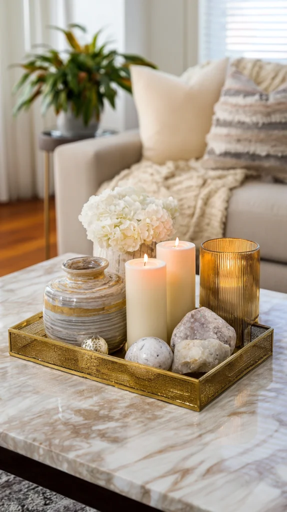 15 Coffee Table Arrangement Ideas 9 dw 8 2
