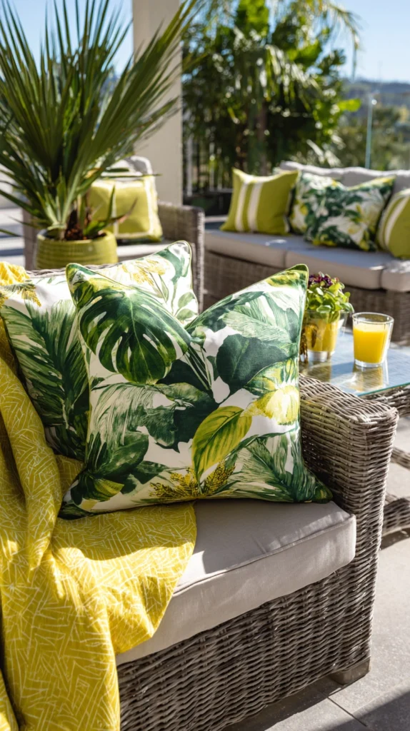13 Summer Outdoor Cushion and Throw Ideas for Cozy Patios 3 hu 2