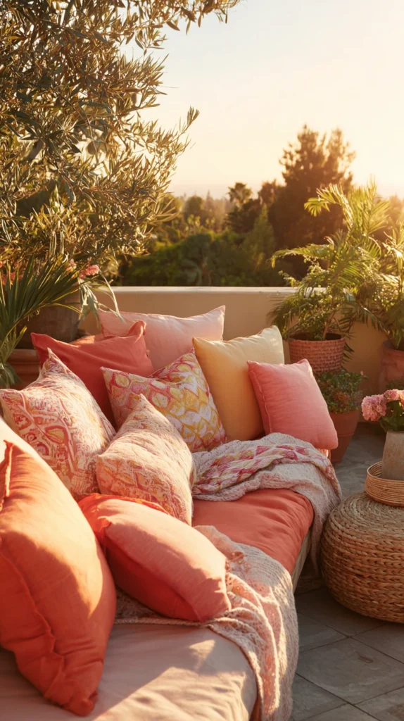 13 Summer Outdoor Cushion and Throw Ideas for Cozy Patios 5 hu 4