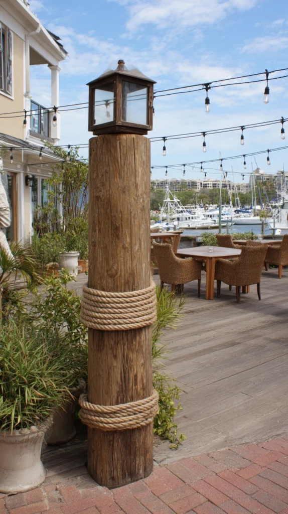 15 DIY Patio Light Pole Ideas 12 jh 11