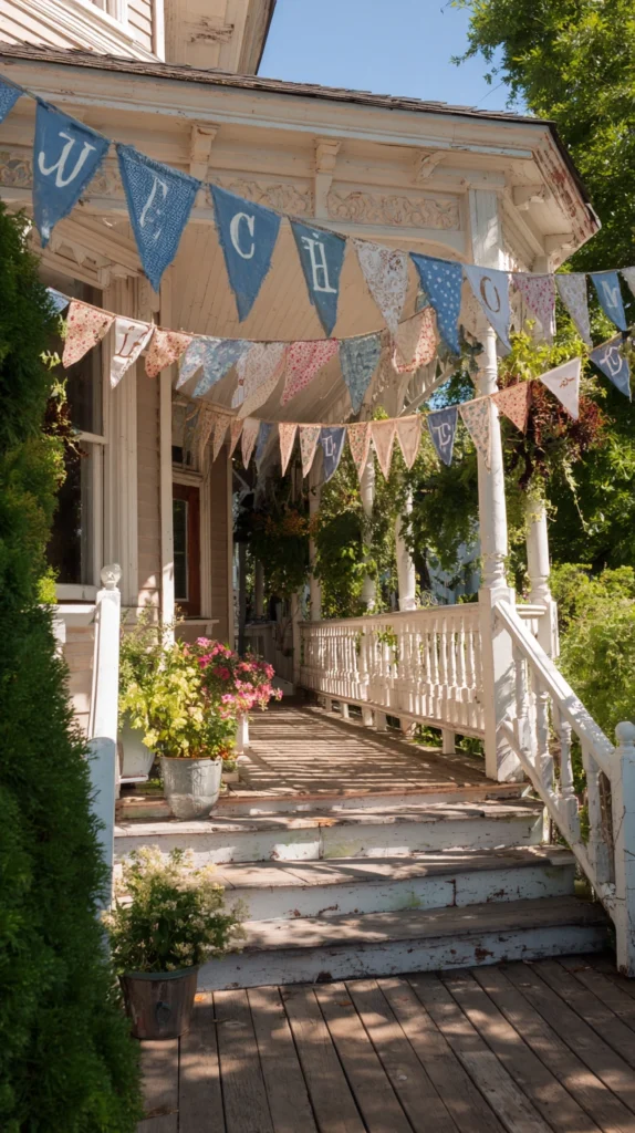 13 Porch Flag and Bunting Displays That Are Festive Without Being Tacky 11 ml 10