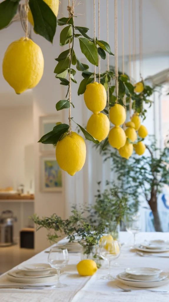 15 Lemon Table Decor Ideas to Brighten Any Event 12 nj 11