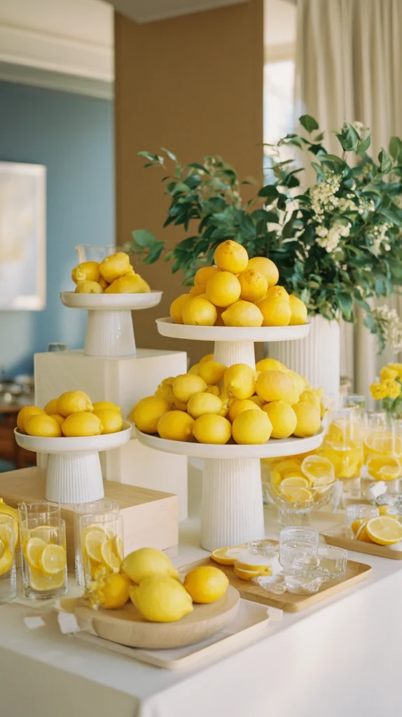 15 Lemon Table Decor Ideas to Brighten Any Event 14 nj 13