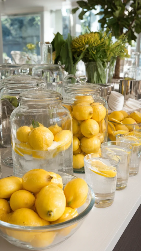15 Lemon Table Decor Ideas to Brighten Any Event 9 nj 8