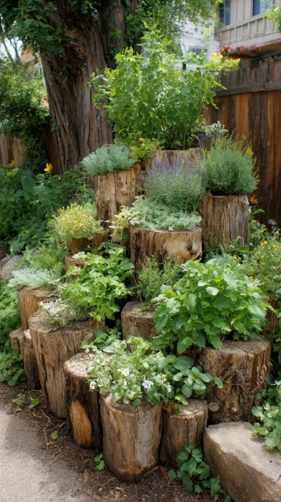 15 Old Logs and Stumps Ideas for Your Garden 11 ql 10