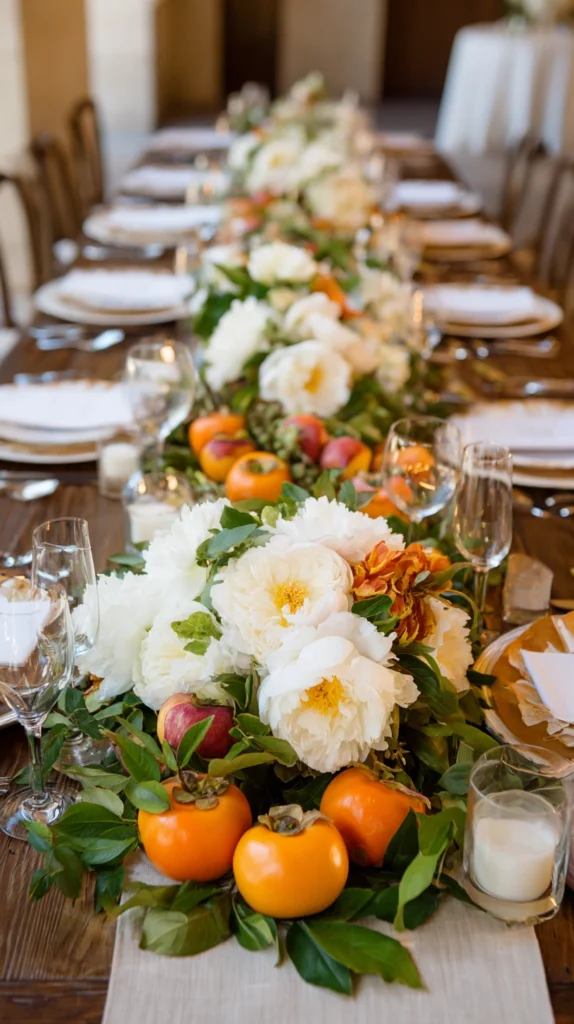 14 Orange and White Wedding Decor Ideas for a Fresh Bold Look 13 qw 12