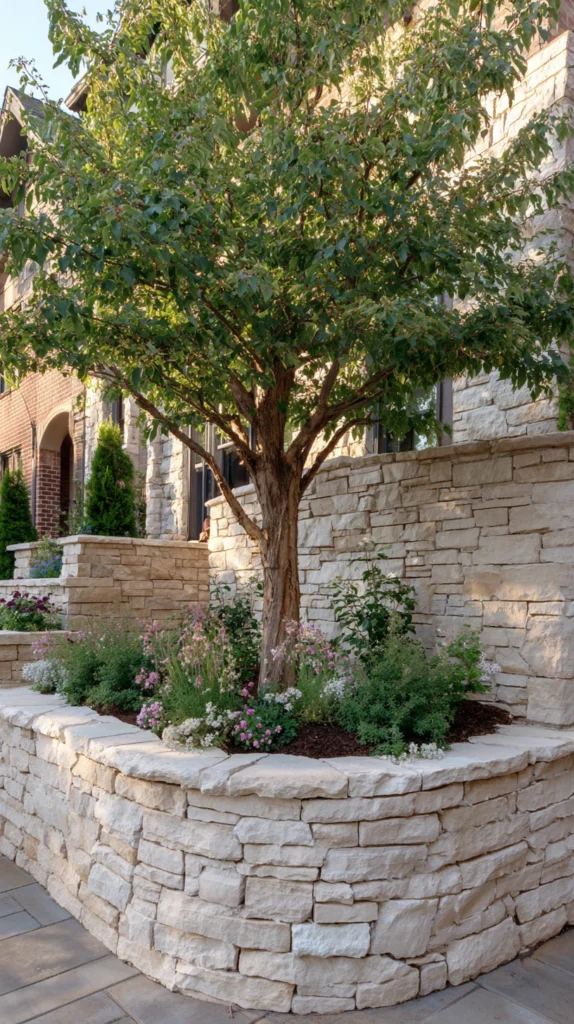 15 Edging Ideas Around Trees for a Polished Landscape 9 sq 8