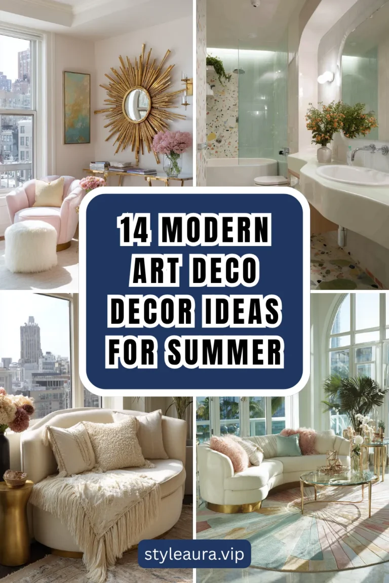 14 Modern Art Deco Decor Ideas for Summer