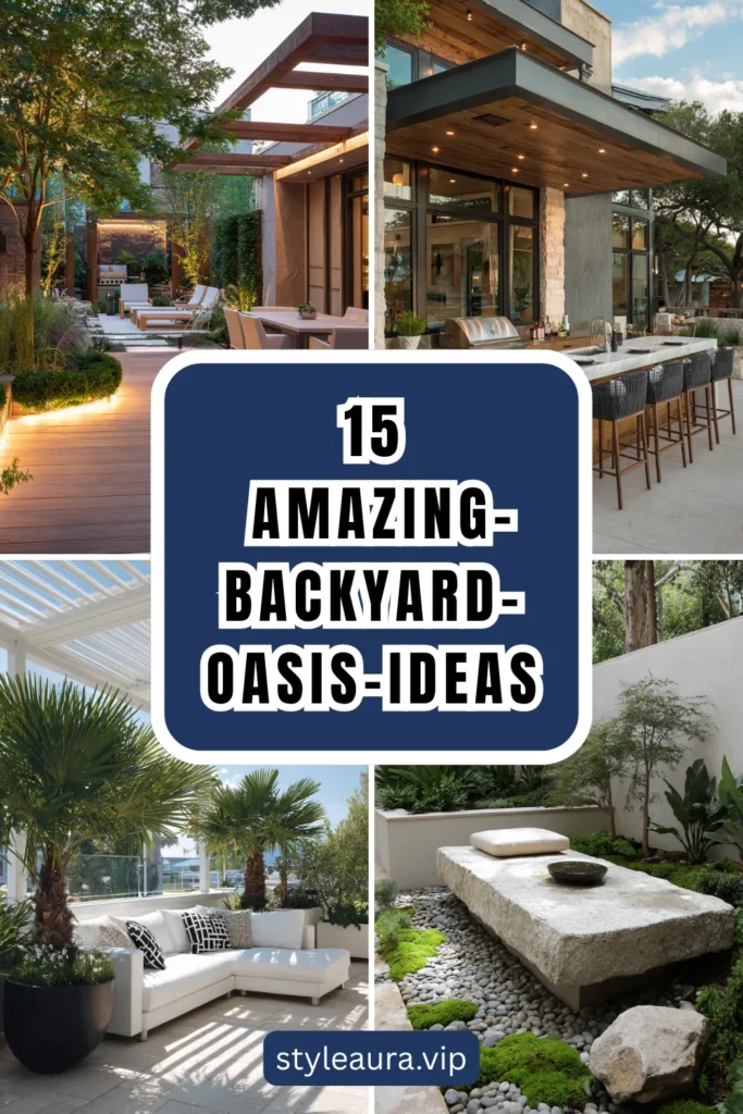 15 Amazing Backyard Oasis Ideas 1 style 13