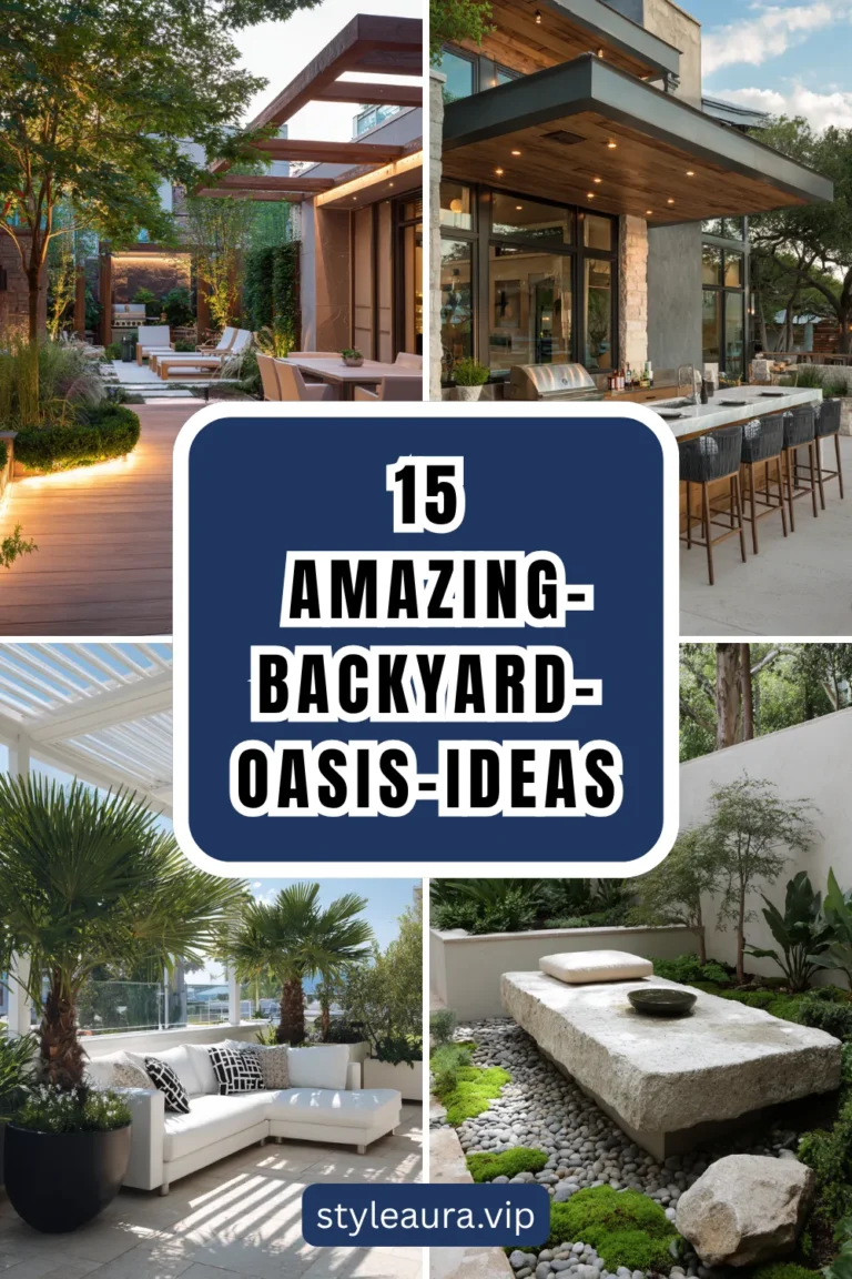15 Amazing Backyard Oasis Ideas 18 15 Amazing Backyard Oasis Ideas