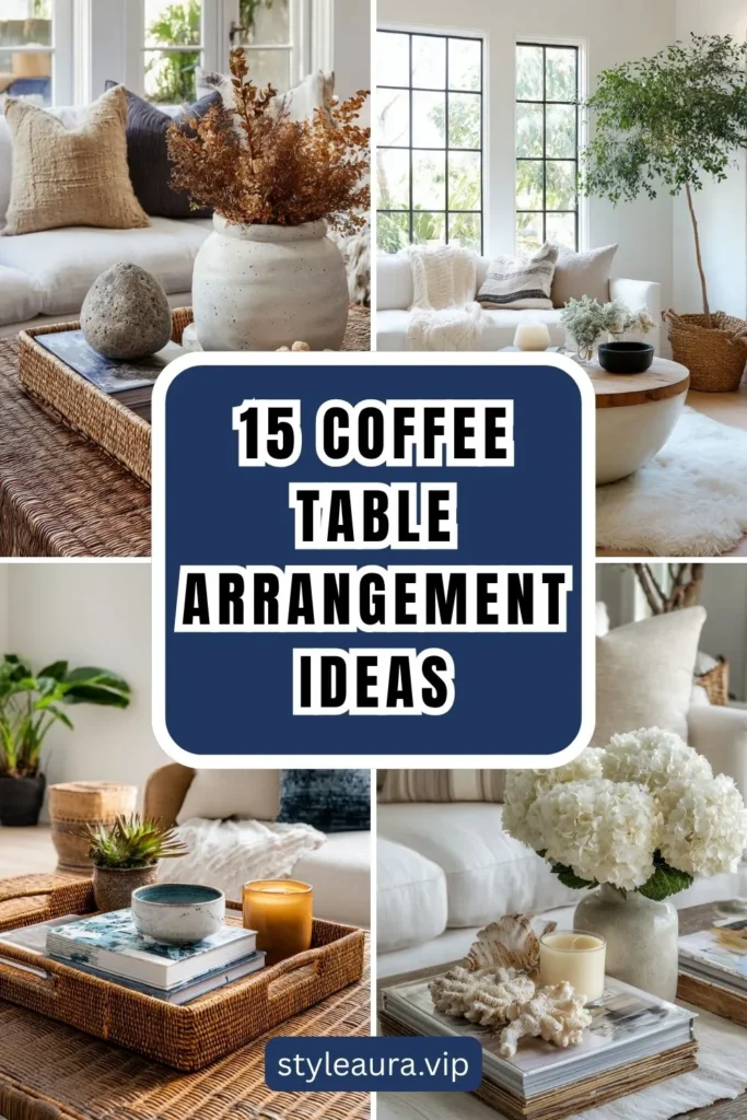 15 Coffee Table Arrangement Ideas 1 style 15 1