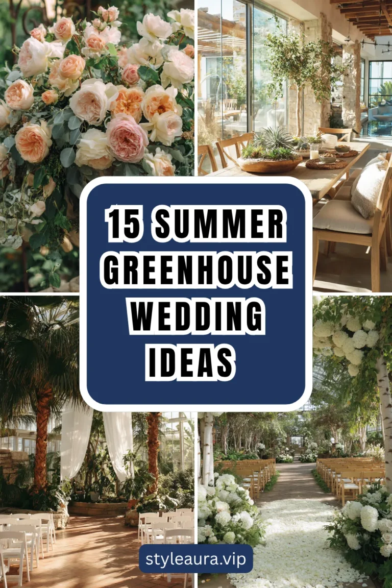15 Summer Greenhouse Wedding Ideas for a Botanical Romance