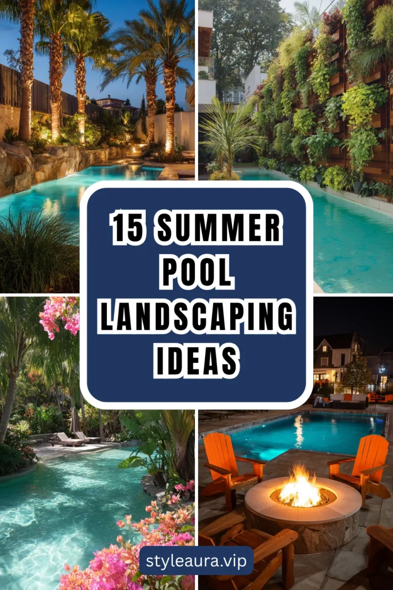 15 Summer Pool Landscaping Ideas for a Fresh New Season 21 15 Summer Pool Landscaping Ideas for a Fresh New Season