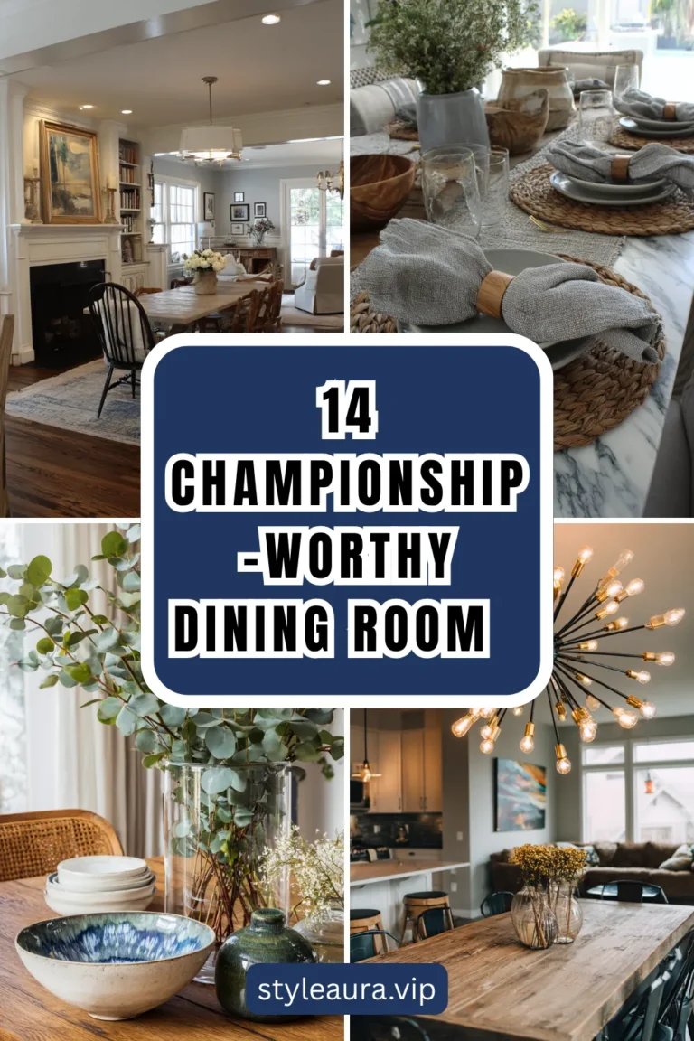 14 Championship-Worthy Dining Room Makeovers You Can Do This Weekend