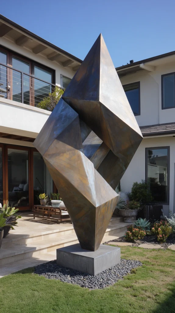 15 Modern Backyard Sculptural Ideas for Visual Interest 2 vq 1 3