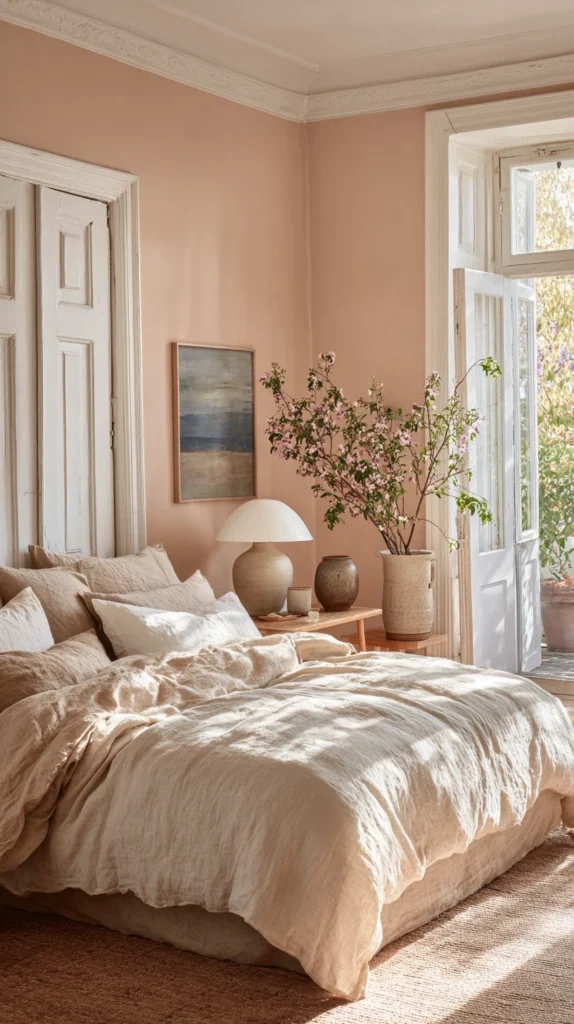 15 Peach Bedroom Color Schemes 2 wq 1 1