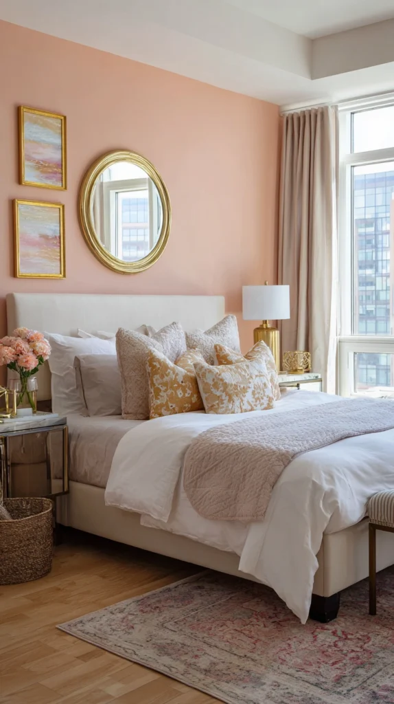 15 Peach Bedroom Color Schemes 6 wq 5 1